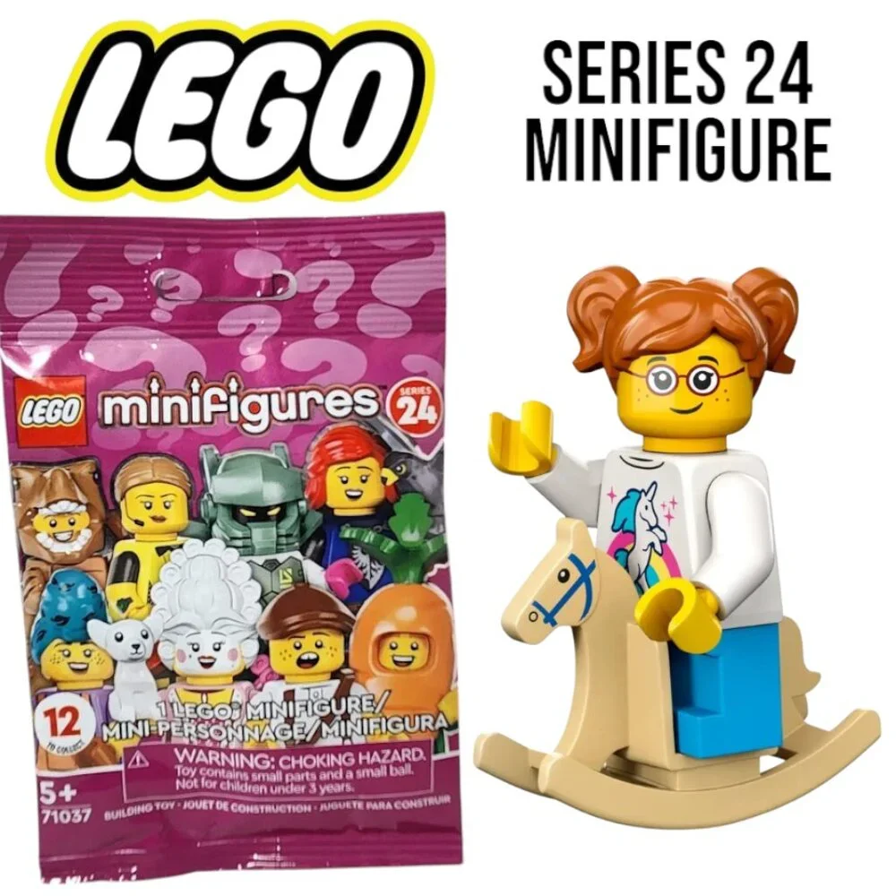 NEW - SEALED Lego Series 24 Minifigure 71037 Collectible Rockin’ Horse Rider